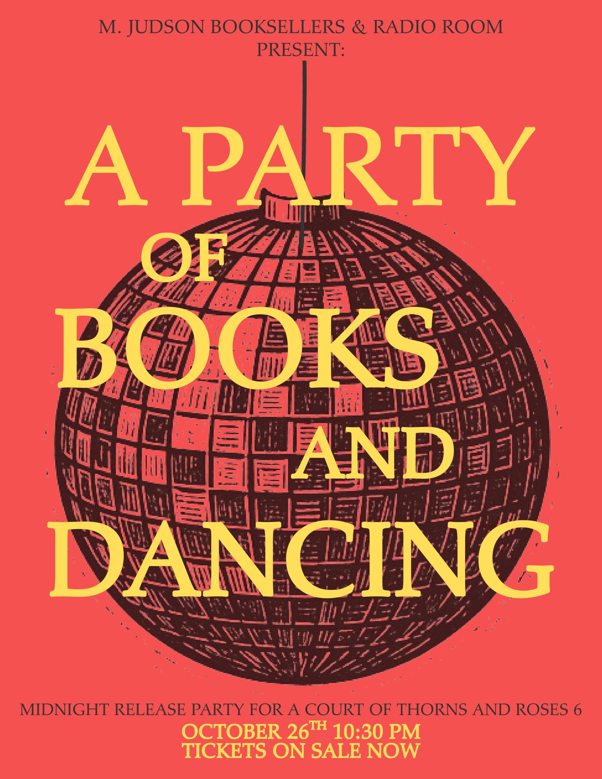 M. Judson Books Presents A Party of Books and Dancing
